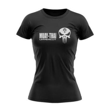 Imagem de Camiseta Muay Thai Dry Tech UV-50+  Caveira War Bc - Feminina-Unissex