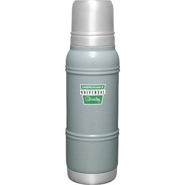 Imagem de Stanley Garrafa térmica The Milestones, 1,1 litro | (1 L), isolada a quente e frio, garrafa de aço inoxidável, ao ar livre - Hammertone Silver