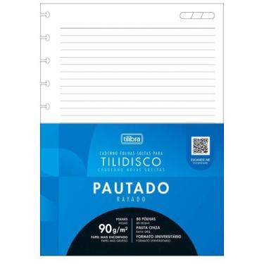 Imagem de Refil Universitário Tilidisco 80F 341771 - Tilibra, UNICA