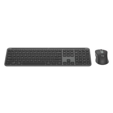 Imagem de Logitech Combo MK955 teclado sem fio e mouse óptico, preto (920-012425)