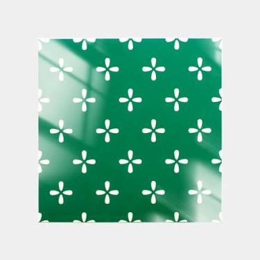 Imagem de Colamo Amostra de azulejo verde brilhante para destacar e colar, azulejos de parede autoadesivos de PVC para decoração de cozinha e banheiro (verde brilhante, amostra)