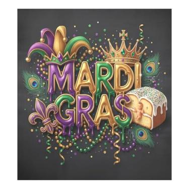 Imagem de Blueangle Capa magnética para lava-louças de carnaval, decoração de capa frontal de lava-louças, adesivos de eletrodomésticos, adesivos de eletrodomésticos, 58,4 cm C x 66 cm adesivo magnético