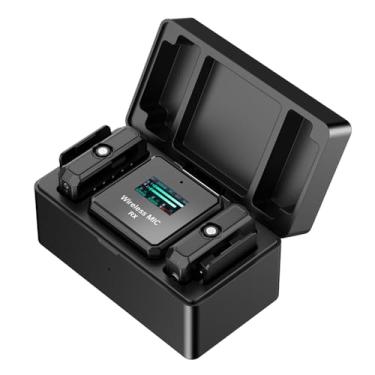 Imagem de Microfone Lavalier sem fio para telefone, smartphone, sistema de microfone sem fio, sistema de microfone sem fio, para Android 2,4 GHz, sistema de microfone de lapela sem fio com clipe