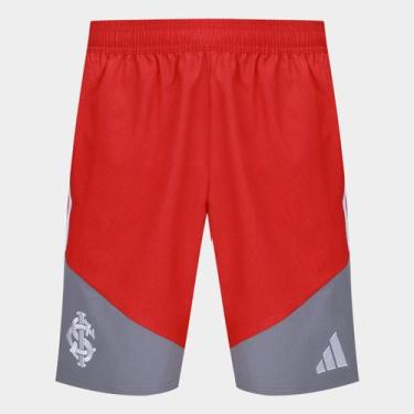 Imagem de Shorts Internacional 26/27 Viagem Adidas Masculino, Vermelho, M