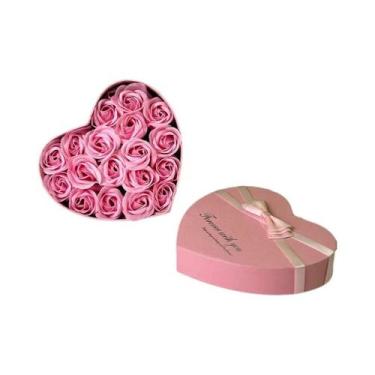 Imagem de Caixa De Presente Rosa Vermelha Para Casamento, Aniversário, Dia Dos N