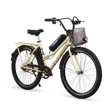 Imagem de Bicicleta Elétrica Machine Retrô 350W 25Km/h Bateria Lítio - Machine M