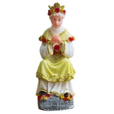 Imagem de Imagem de Nossa Senhora de La Salete sentada de Resina 9 cm Imagem Cat