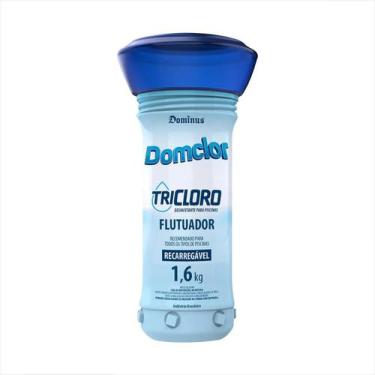 Imagem de Flutuador Com Pastilha Tri-cloro Para Piscina 1,6kg Domclor
