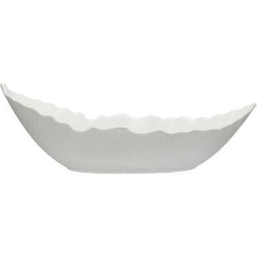 Imagem de CENTRO MESA DECORATIVA FRUTEIRA HOME&CO CERÂMICA 20x55x25cm BRANCO