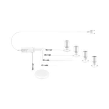 Imagem de Luz LED Para Armário 12V Com Dimmer Touch, 20mm De Penetração, Spot De