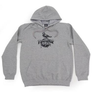 Imagem de Moletom Thrasher Magazine X Anti Hero Cover The Earth - Cinza Mescla-Masculino