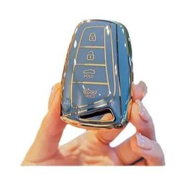 Imagem de Capa Para Chave De Carro Hyundai Santa Fe Sport Ix45 Equus Genesis G80