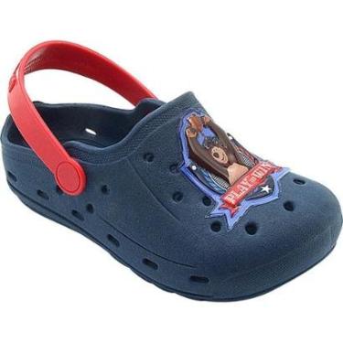 Imagem de Sandália Babuche Infantil Pé com Pé Masculino Masha e o Urso Menino-Masculino