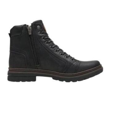 Imagem de COTURNO FREEWAY MASCULINO EM COURO CASUAL ABSOLUTX 7103 PRETO-Masculino