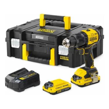 Imagem de Parafusadeira E Furadeira 13mm 20v Stanley Sbd716d2t