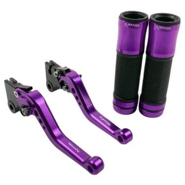 Imagem de Kit Manete Manopla Esportivo Ttan Fan Start Cargo a lona Pop 100 110 -