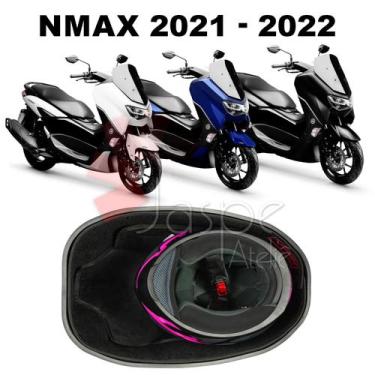 Imagem de Forração Yamaha Nmax 2021 Forro Acessório Scooter Preto - Jaspe Ateliê