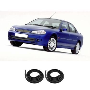 Imagem de Kit Borracha Vedação Das 2 Portas Dianteira Mondeo 94 à 02 - SEM MARCA