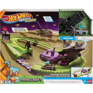Imagem de Hot Wheels Pista Minecraft Corrida Para O Fim - Mattel JFP34