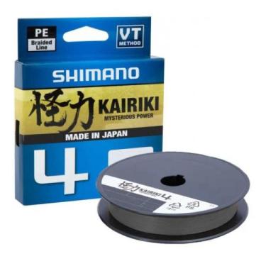 Imagem de Linha Multi Shimano Kairiki 4X 300m - 15lbs - Cinza