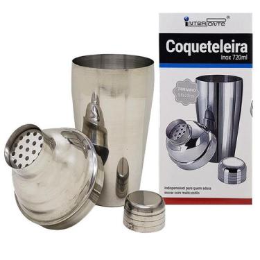 Imagem de Coqueteleira Inox Coador Dosador Drinks 720 Ml - Inter.P