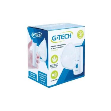Imagem de Inalador Nebulizador G-Tech Mini Portátil Rede Vibratoria NEBMESH2