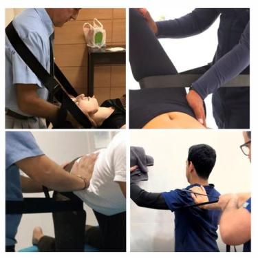 Imagem de Cinto Mulligan 2,30m Fisioterapia Rpg Terapia Manual 5cm - Tarju