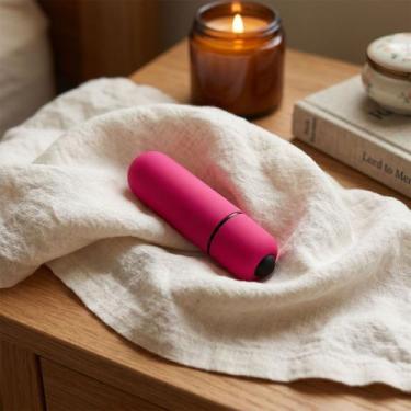 Imagem de Mini Vibrador Bullet 10 Funções Estimulador Clitoridiano Portátil Cor: