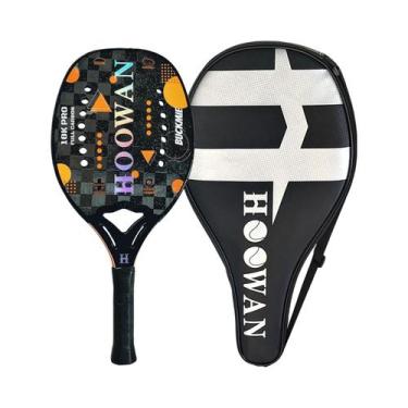 Imagem de Raquete de tênis de praia HOOWAN BUCKMIE Fibra de carbono 18K Grit Tra