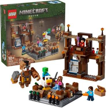 Imagem de  Minecraft o Filme Ringue de luta da mansão Woodland - 21272 Lego