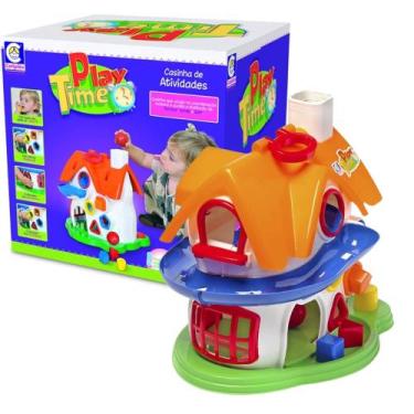 Imagem de Brinquedo Casa com Atividades Play Time para Crianças a Partir de 10 M