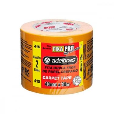 Imagem de Fita Dupla Face Carp.Lja Adelbras 48X30M - Kit C/2 RL