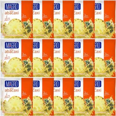 Imagem de Kit 15 Unid. Refresco Magro Sabor Abacaxi Zero Açúcares 8g