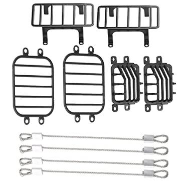 Imagem de Capa protetora de luz de carro RC 1/10, cabo de aço para Trx-4 Conjunto de corda de aço para carro RC resistente ao desgaste para exterior