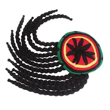 Imagem de Reggae Dreadlocks Bonés de Malha Peruca Trança Rasta Chapéu