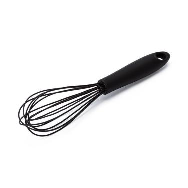 Imagem de Batedor Manual Fio Silicone com Cabo em PP Preto 31cm