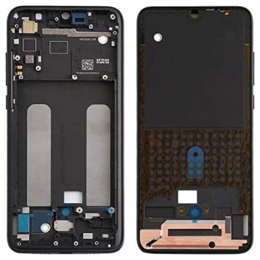 Imagem de HONGYAN Peças de substituição de telefone celular Placa de moldura de estrutura LCD da casa frontal para Xiaomi Mi CC9 / 9 Lite Acessórios telefônicos