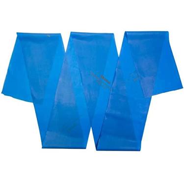 Imagem de Faixa Elástica Para Exercícios Azul Extra Forte 1,5m Mercur