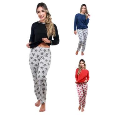 Roupas Femininas Blusa+calça Inverno Tendencia Roupas Frio - Dona