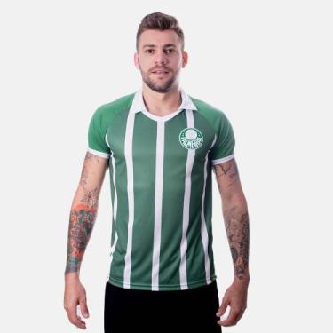 Imagem de Polo Palmeiras Striped Verde - Spr