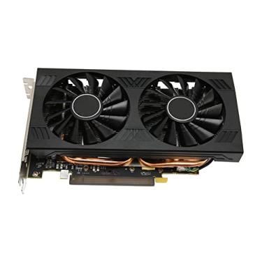 Imagem de RX580 Gaming Graphics Card, 8GB GDDR5 256bit Video Memory Graphics Card with Dual Cooling Fans, 8Pin Computer Graphics Card, 1286Mhz Core Frequency, 4096x2160 Resolution, DPI