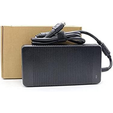 Imagem de Cabo de alimentação adaptador CA 330W 19,5V 16,9A compatível com Alienware X711 P775DM3G MSI GT83VR GT73VR GT80 MSI Deltal Desktop Trident 3 Series ADP-330AB D Clevo P370SM-A P775DM3 (plugue de 4 furos).