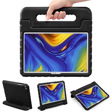 Imagem de Capa Infantil Maleta Compatível Para Samsung Galaxy Tab S6 10.5'' SM-T860 SM-T865 2019 PRETO, EVA, Emborrachada, Leve