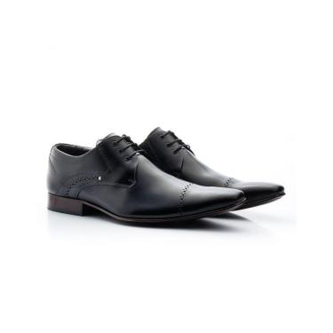 Imagem de Sapato Social Masculino Francawear Couro Preto 377
