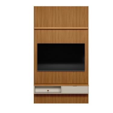 Imagem de Painel Modular Ripado 1,40m com Nicho e Prateleira Linea Brasil