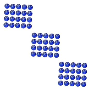 Imagem de Operitacx 150 Peças botões de costura DIY folha de embrulho de chocolate azul botões para cardigãs de bebê em tricô trabalhos manuais decoração vintage botão de roupas de bebê strass jeans