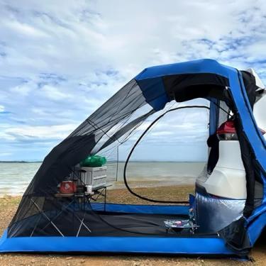 Imagem de Tenda TailVeil para veículo SUV + braguilha de chuva super fácil e rápida configuração/acampamento sem insetos