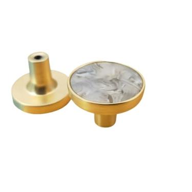 Imagem de Puxadores da cozinha da mobília do armário da gaveta para o botão da cozinha da mobília da porta do botão do armário decoram o gancho de suspensão da parede, m, cinza da rocha