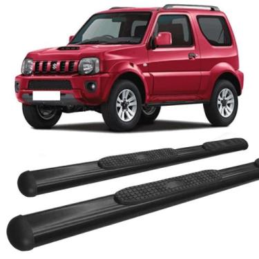 Imagem de Estribo Suzuki Jimny Oblongo Oval Preto - HOZZ