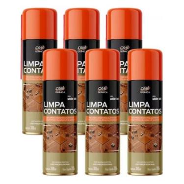 Imagem de KIT 6  Unid - Orbi Limpa Contatos 300ml/209g - Orbi Química